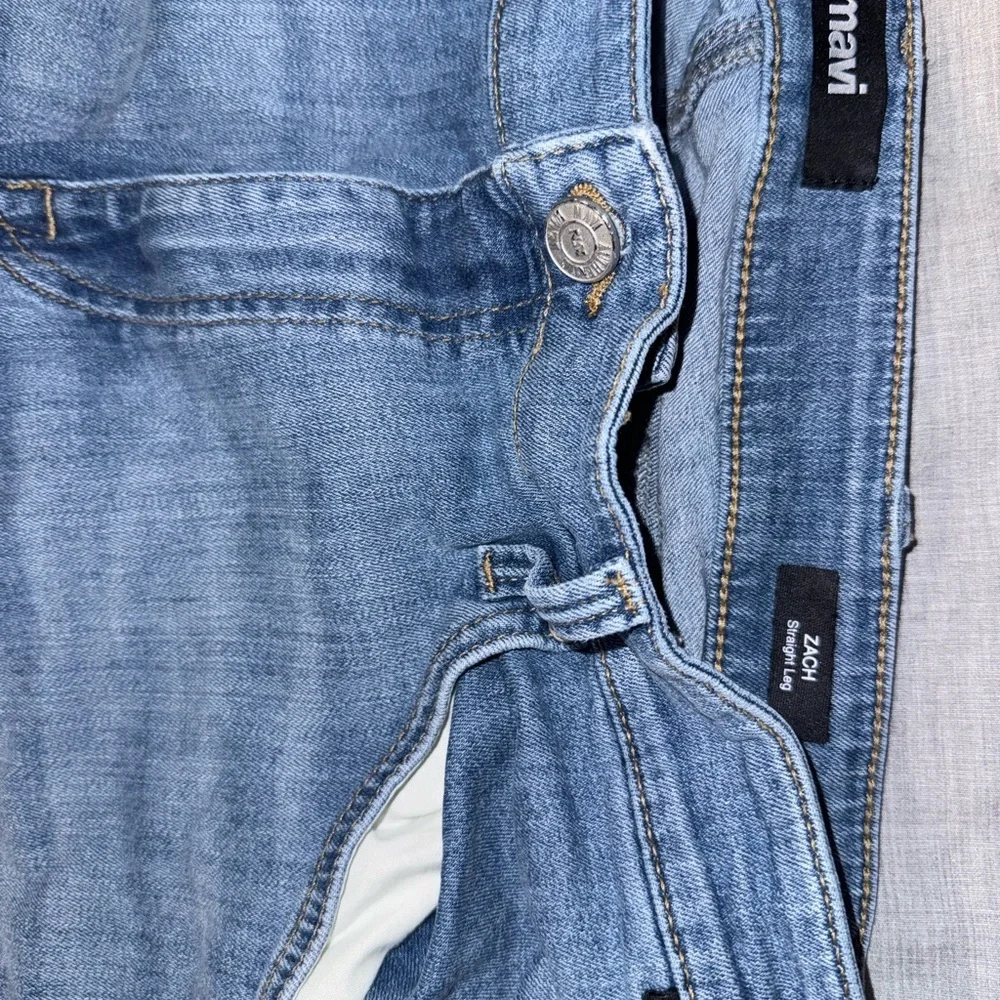 Mavi Designer Men's Zach Straight Blue Jeans size 36/32
